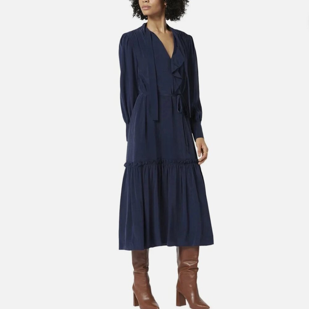 NEW! Joie Women's  Roussel Silk Midi Dress NWT $448